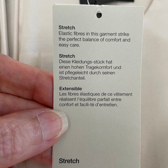 Mexx Neutral Sleeveless Lined Cotton Fitted Sheath Dress Cream Sz 34 NWT - Picture 8 of 16